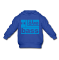 ilovebass babie hoodie on blue